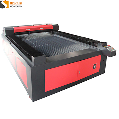  HZ-1325D Two Heads Laser Cutting Machine with 130W Co2 Laser Tubes